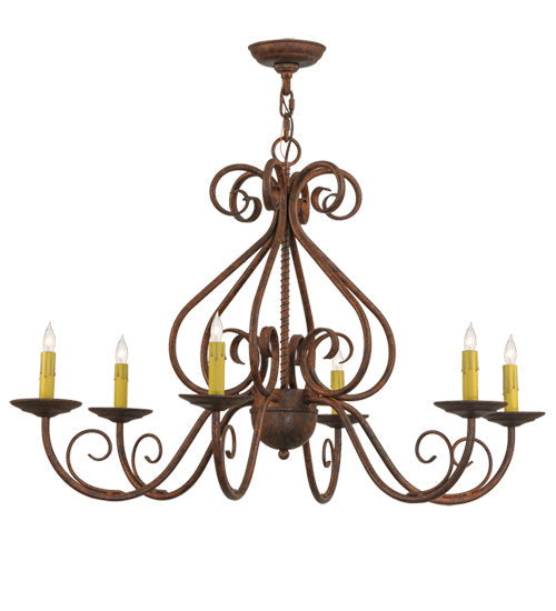 Six Light Chandelier