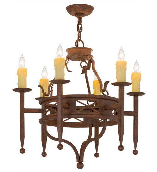Six Light Chandelier