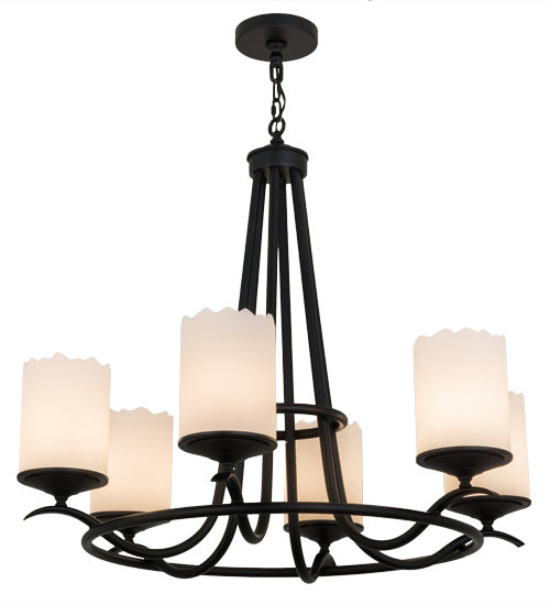 Six Light Chandelier