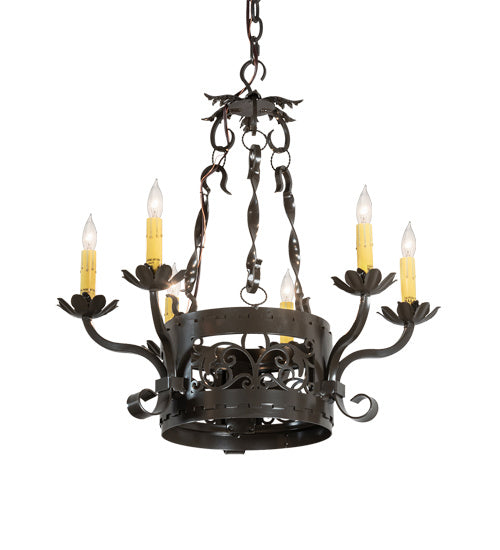Six Light Chandelier