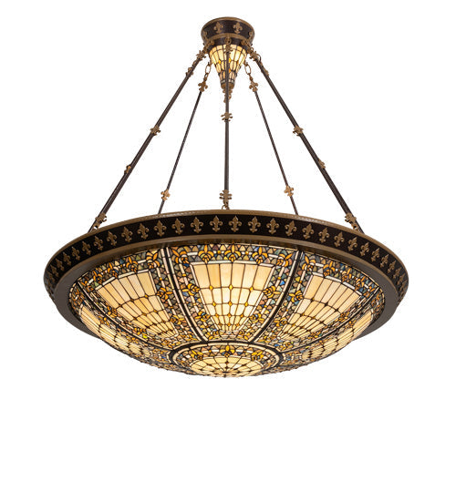 Ten Light Semi-Flushmount