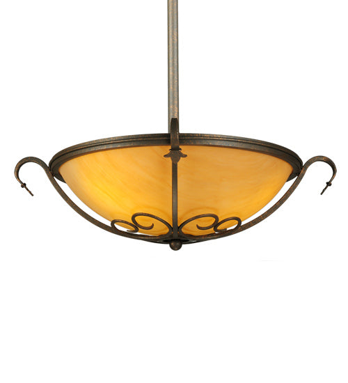 Three Light Semi-Flushmount