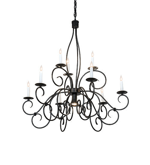 Ten Light Chandelier