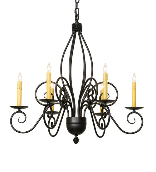 Six Light Chandelier
