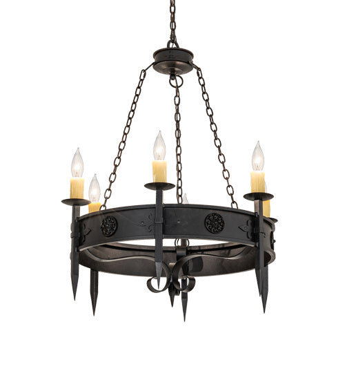 Six Light Chandelier