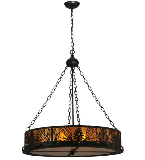 Six Light Inverted Pendant