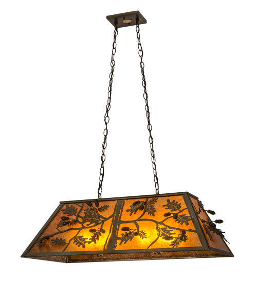 Six Light Oblong Pendant