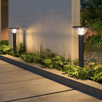 Round Light Control Induction Solar Pathway Lights