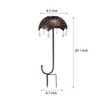 Umbrella Raindrops Waterproof Solar Lawn Light Li002671