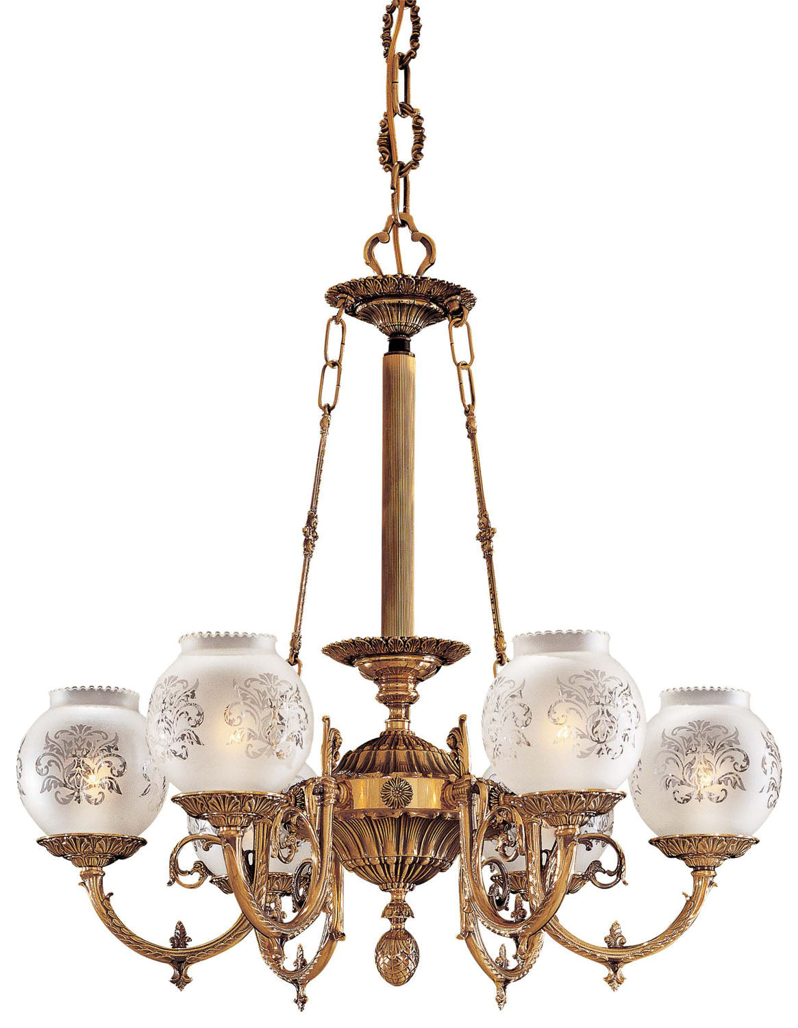 Six Light Chandelier