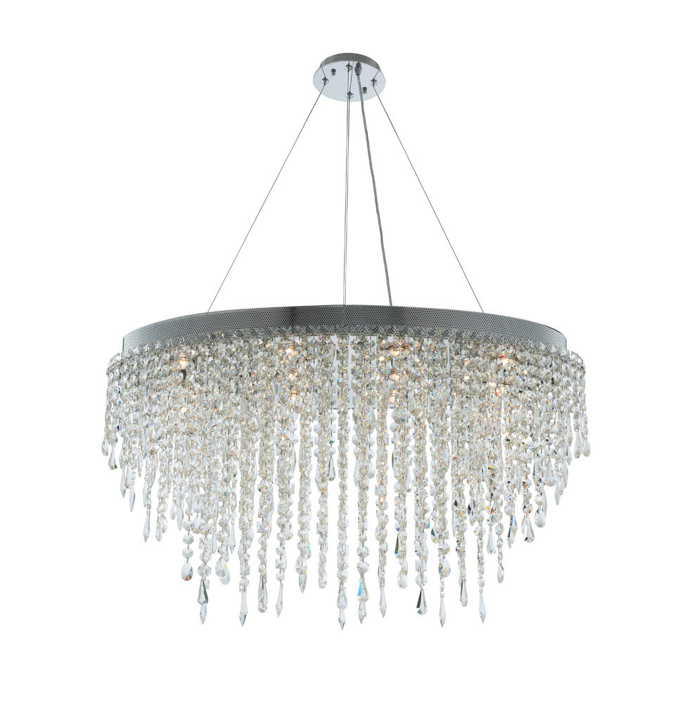 Ten Light Convertible Pendant - Flush Mount