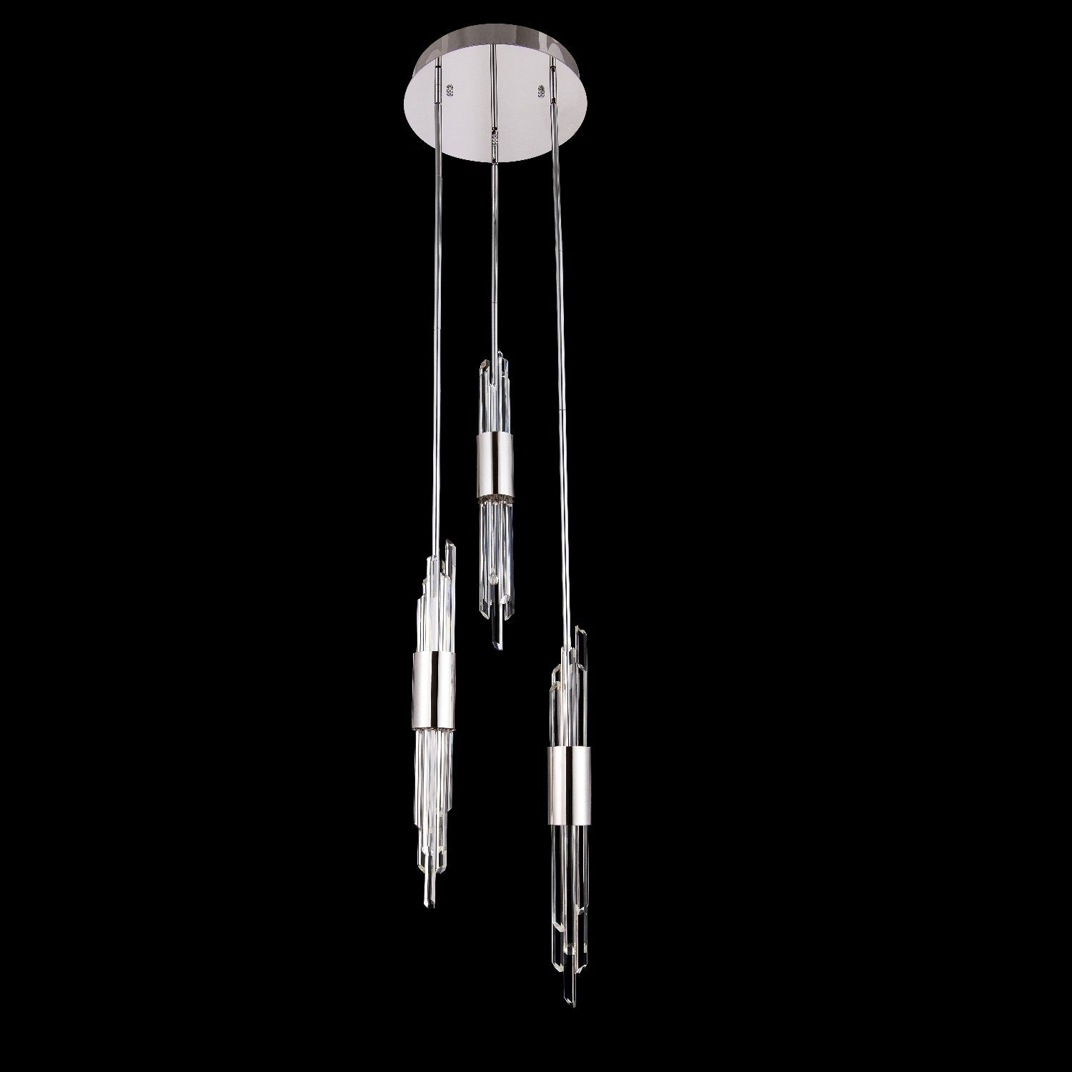 Three Light Multi Drop Foyer
