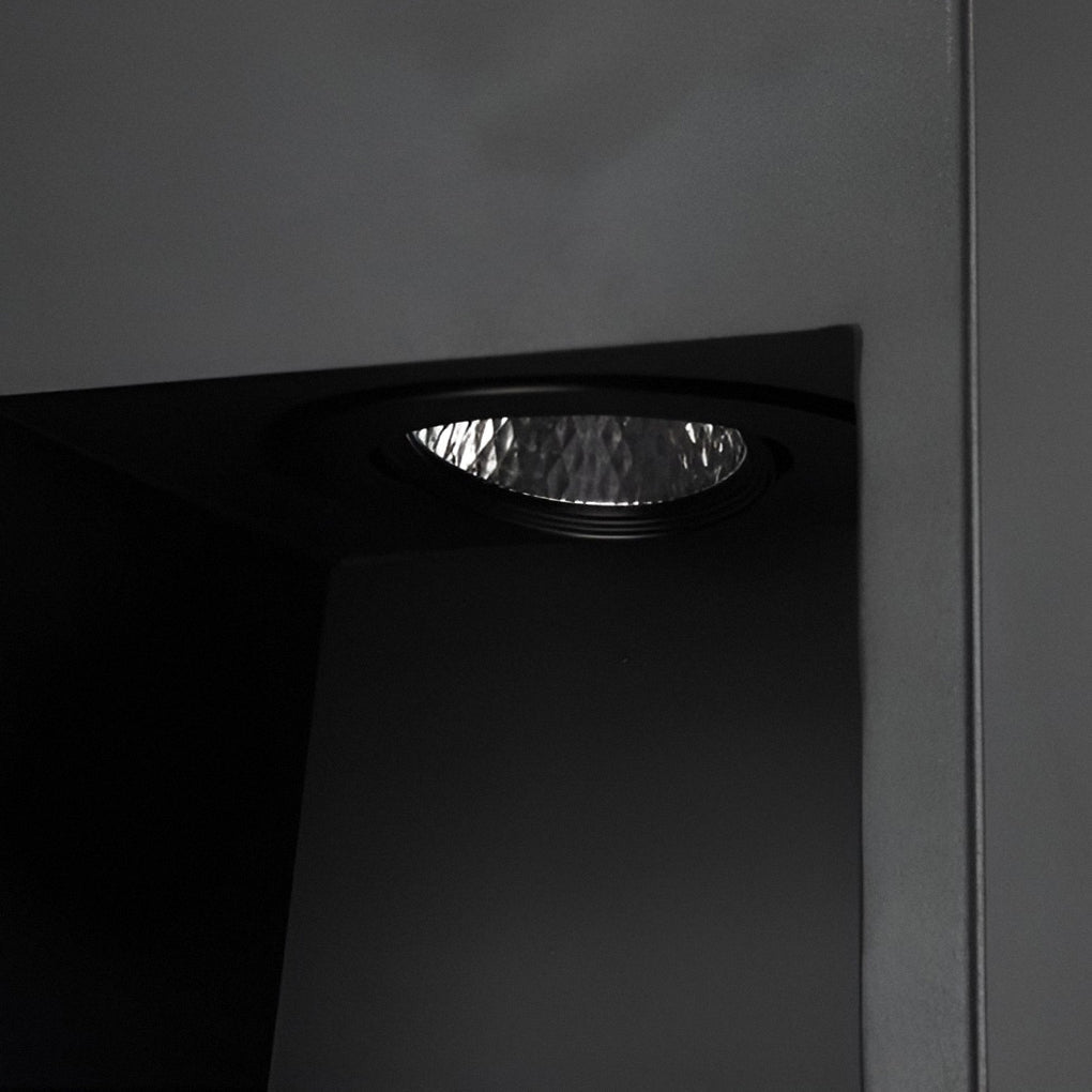 Square 5W Led Waterproof Black Modern Pathway Light