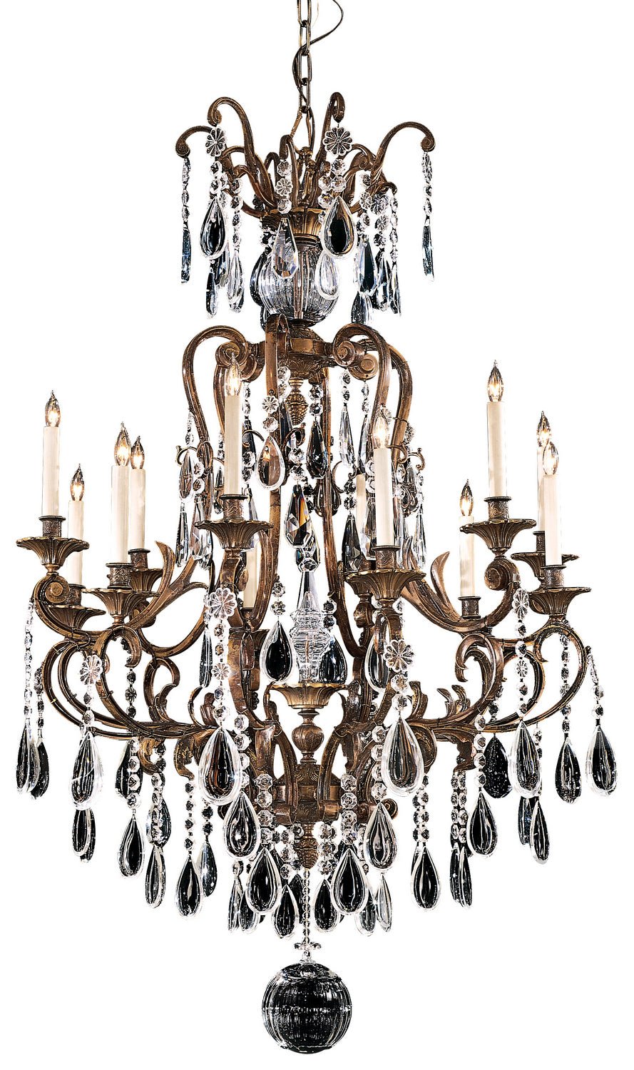 Vintage 12 Light Chandelier