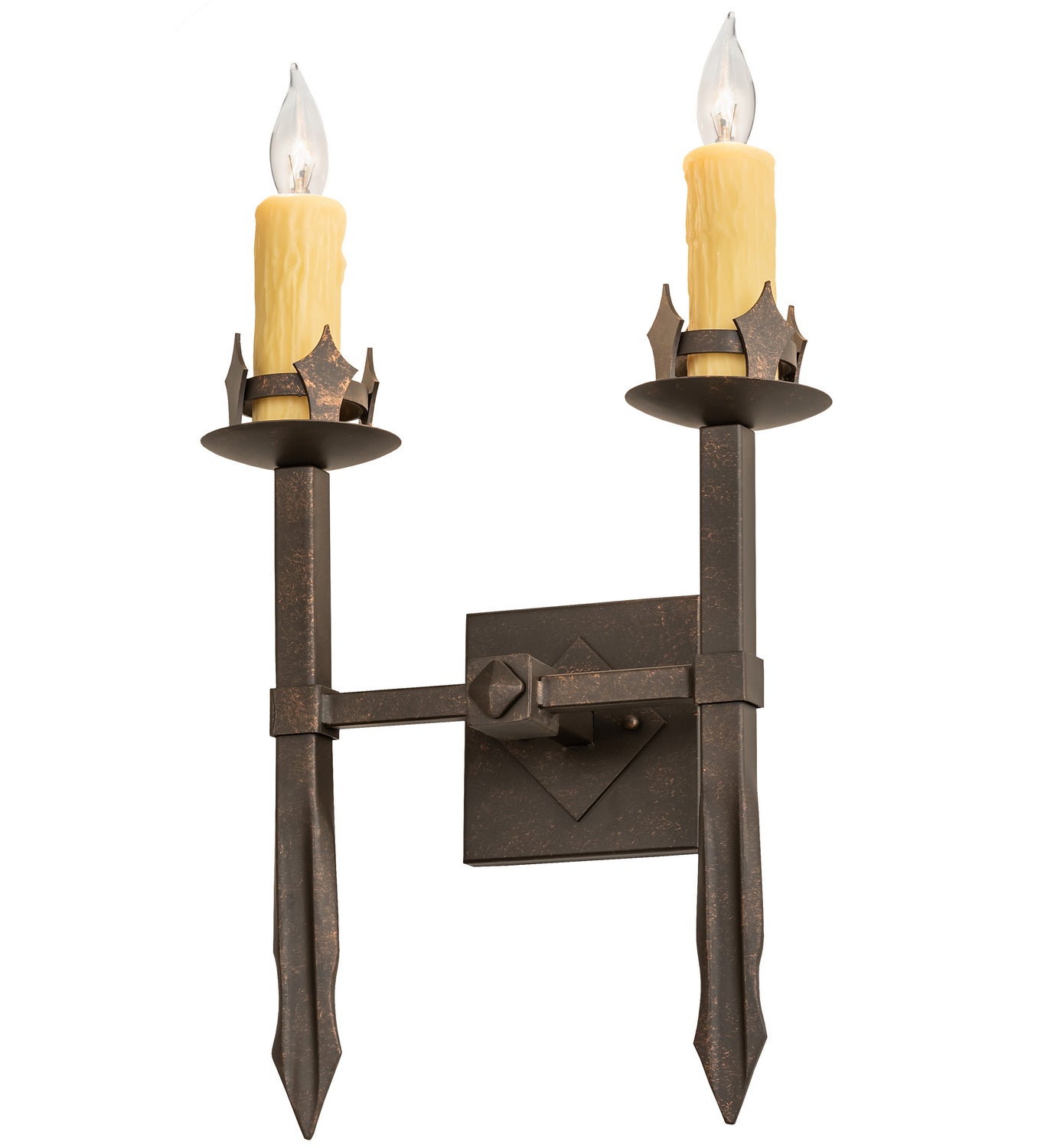 Two Light Wall Sconce