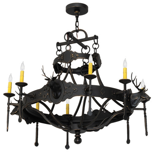 Eight Light Chandelier