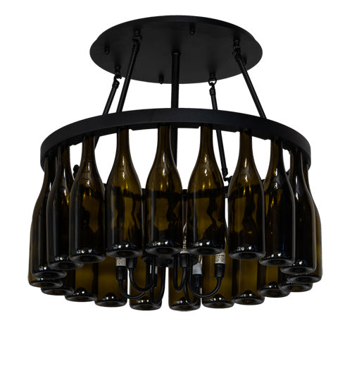 Six Light Semi-Flushmount