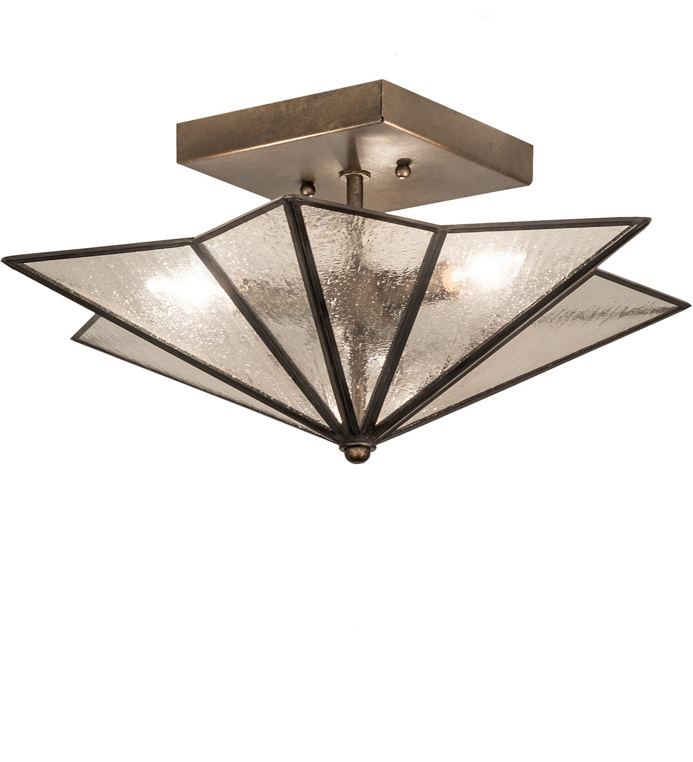 Two Light Semi-Flushmount