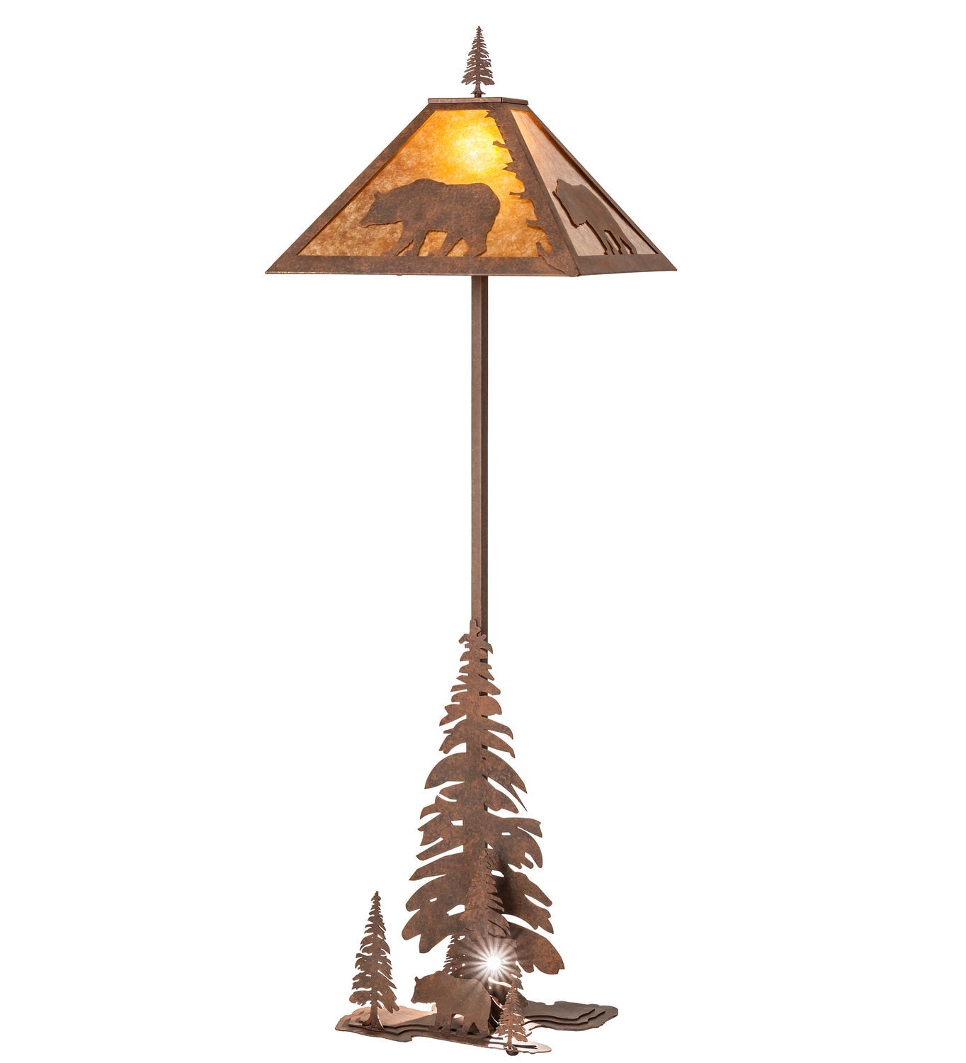 Two Light Floor Lamp