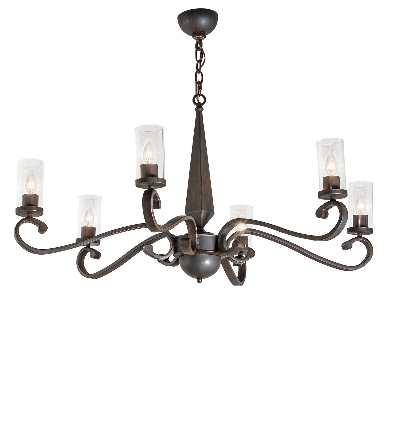 Six Light Chandelier