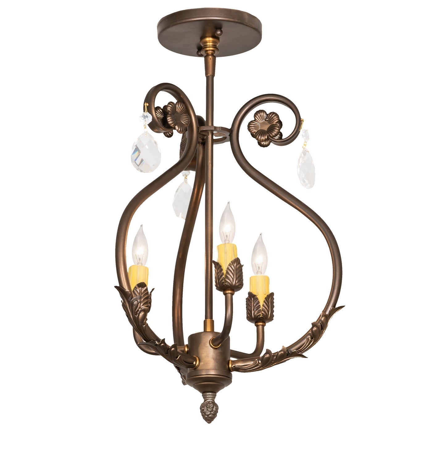 Three Light Chandelier