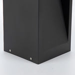 Square 5W Led Waterproof Black Modern Pathway Light