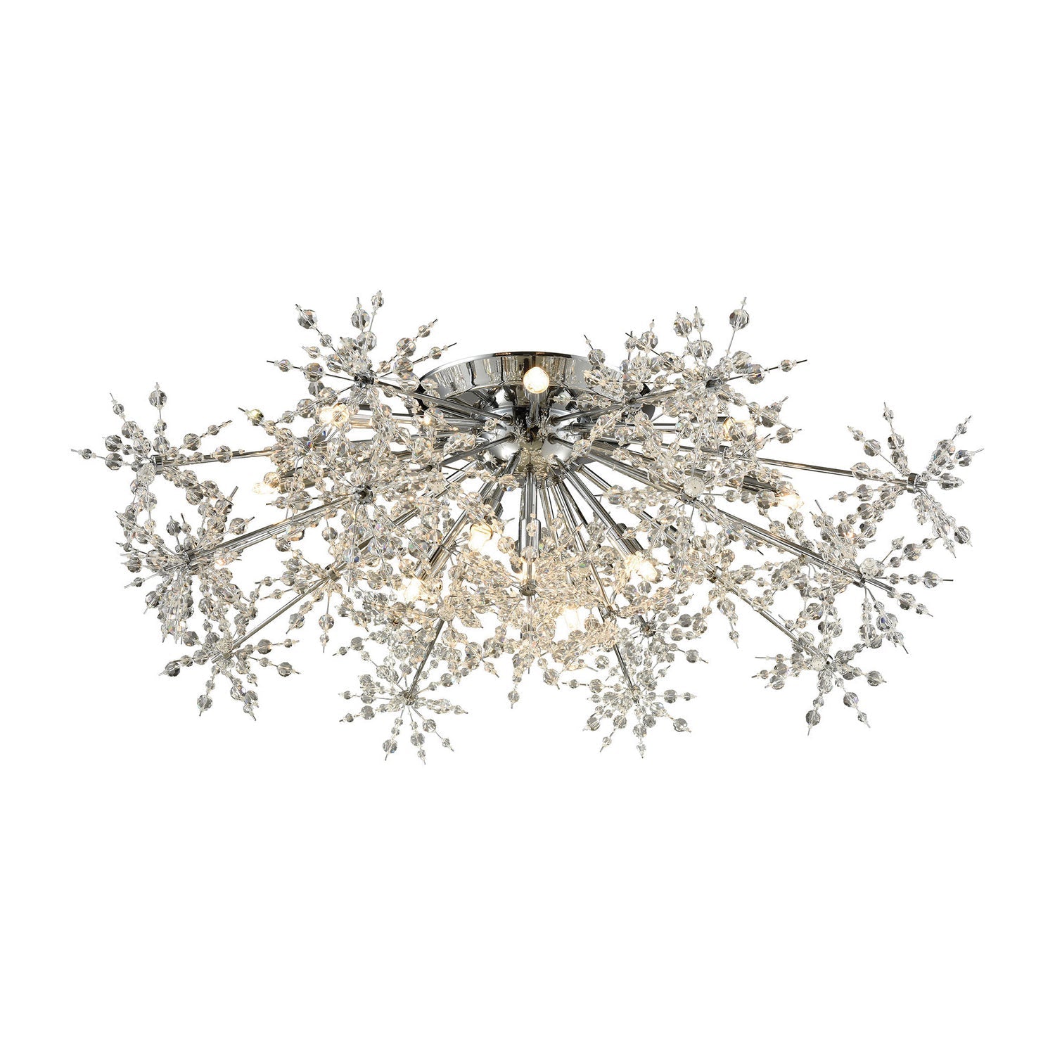 Snowburst 13 Light Semi Flush Mount