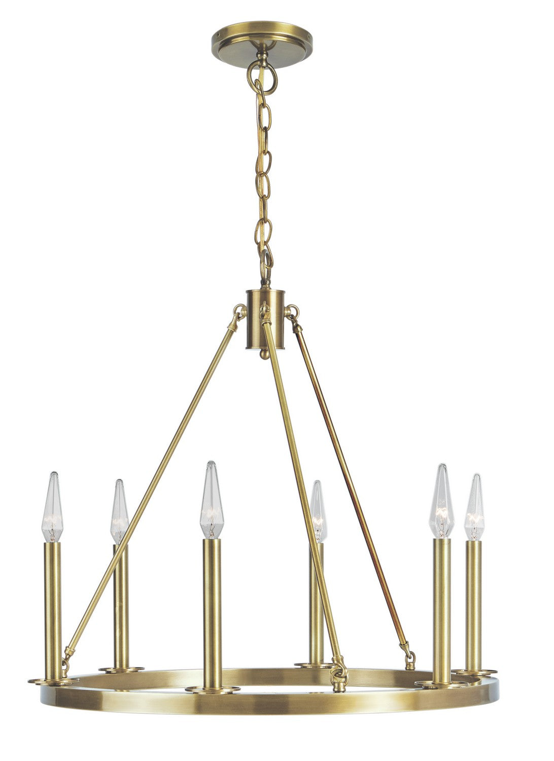 Six Light Chandelier