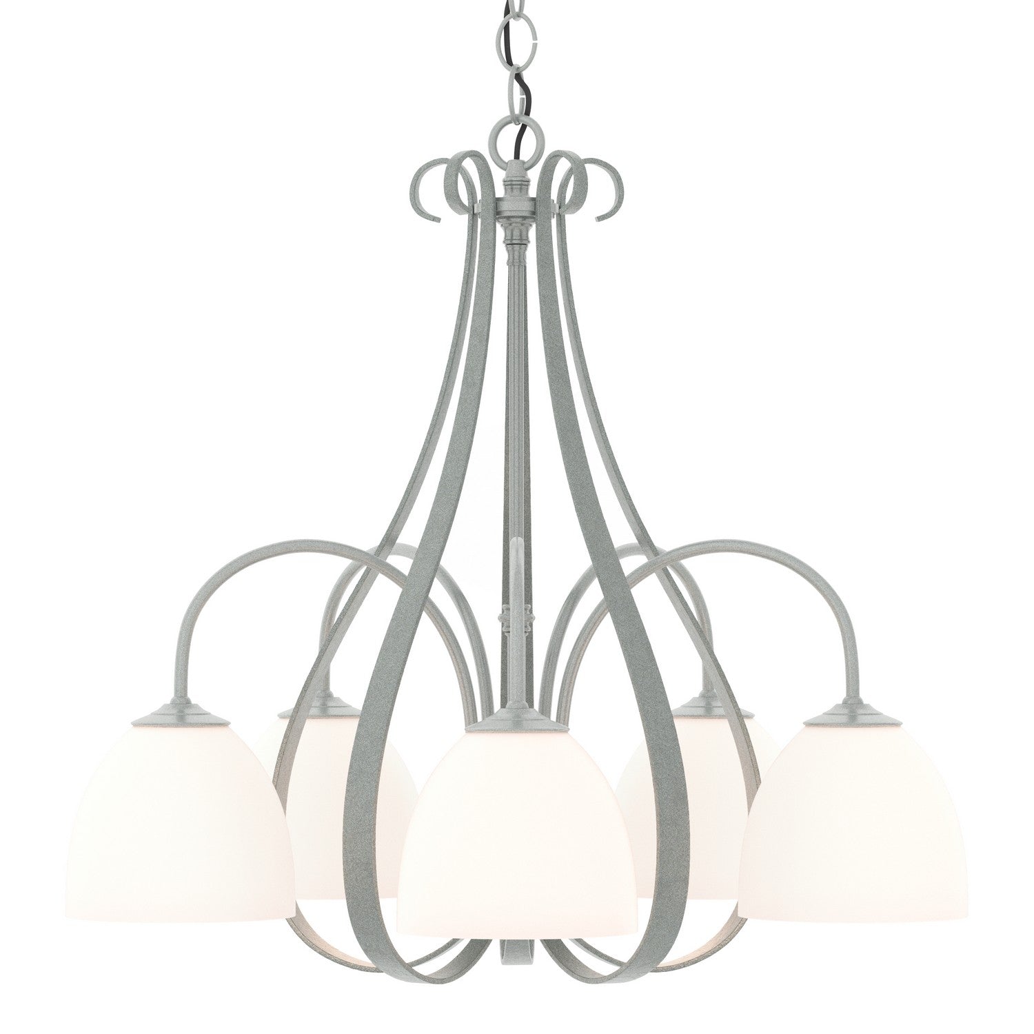 Sweeping Taper Five Light Chandelier