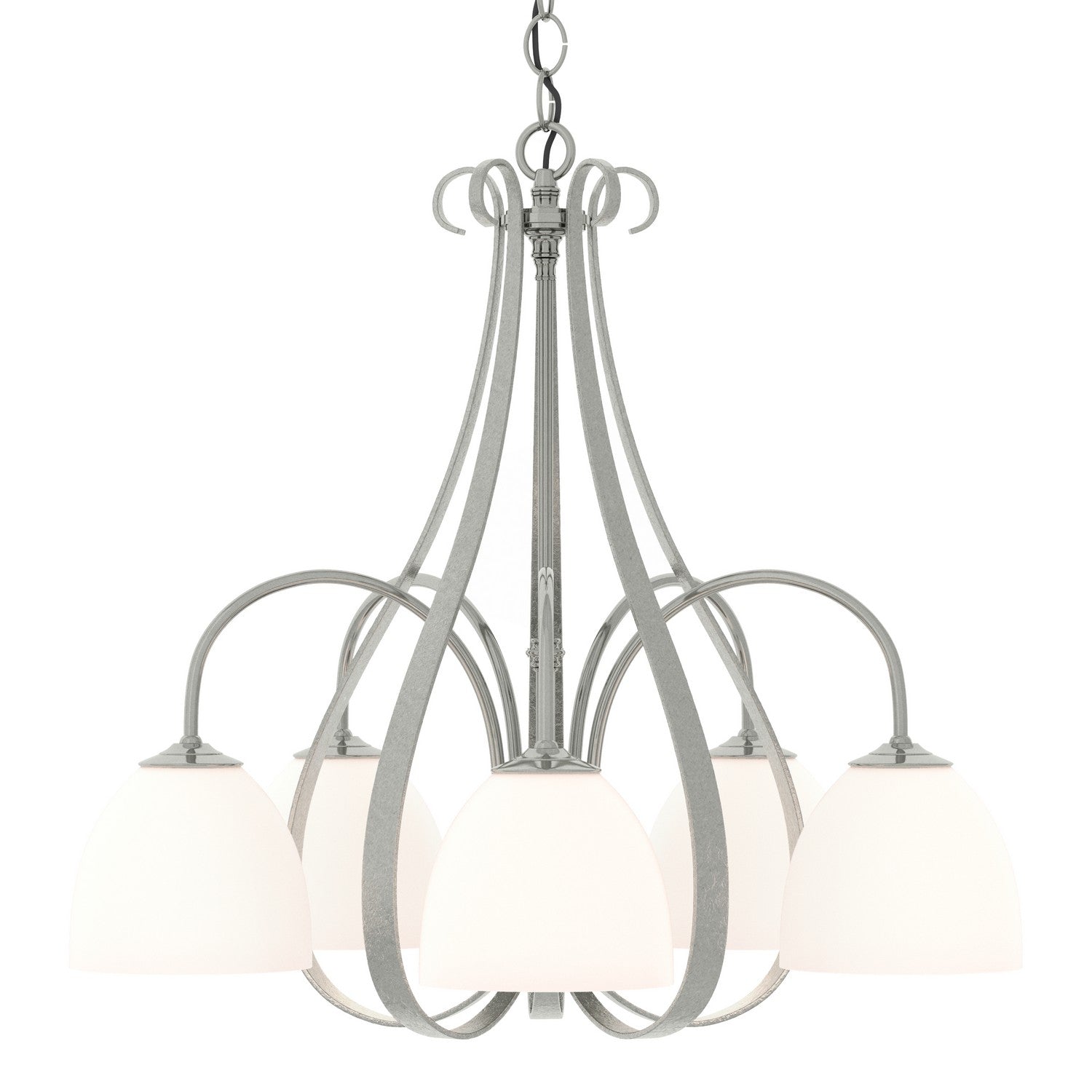 Sweeping Taper Five Light Chandelier