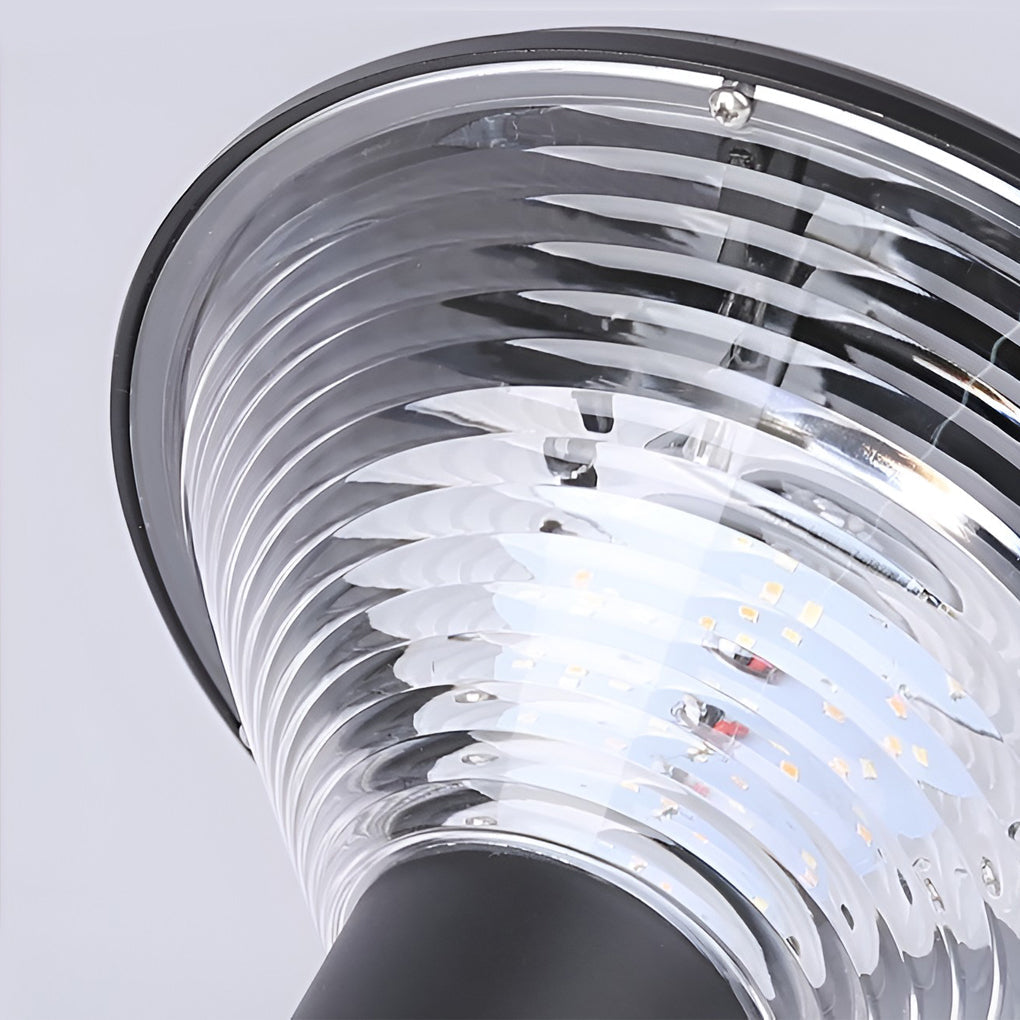 Round Light Control Induction Solar Pathway Lights