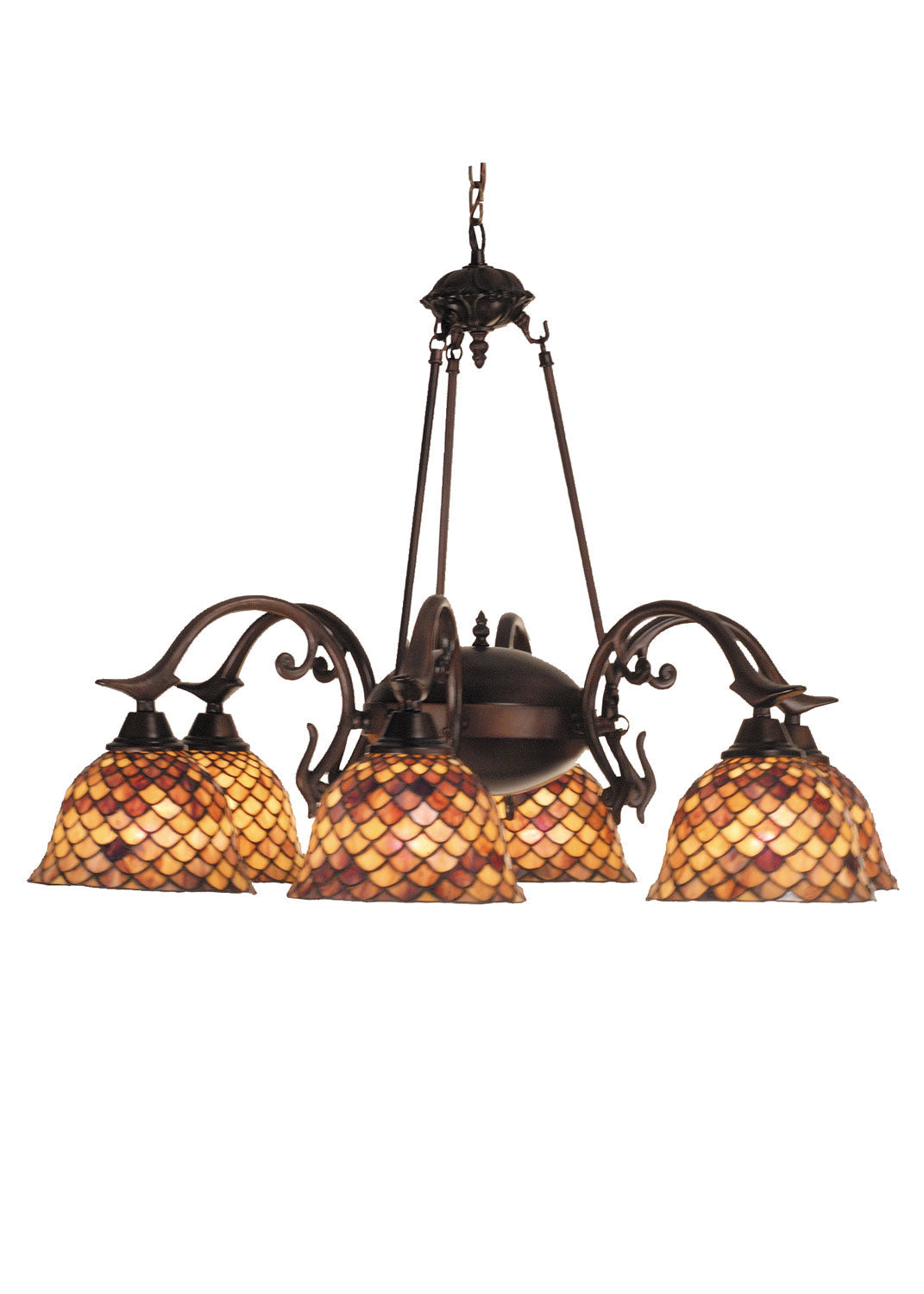 Six Light Chandelier