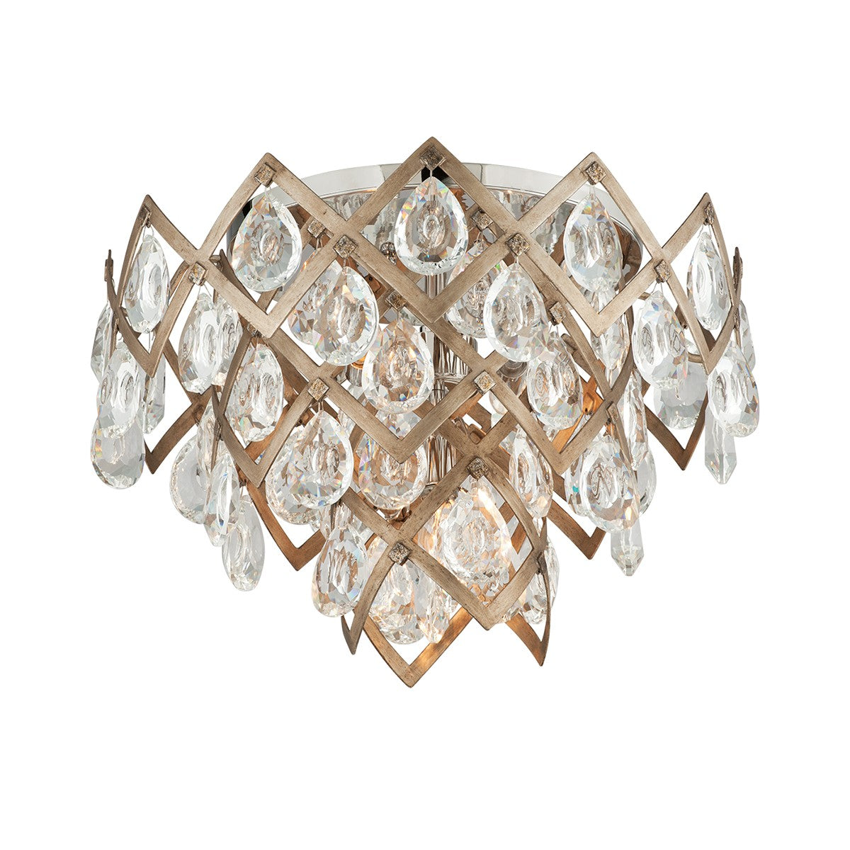 Tiara Three Light Semi Flush Mount