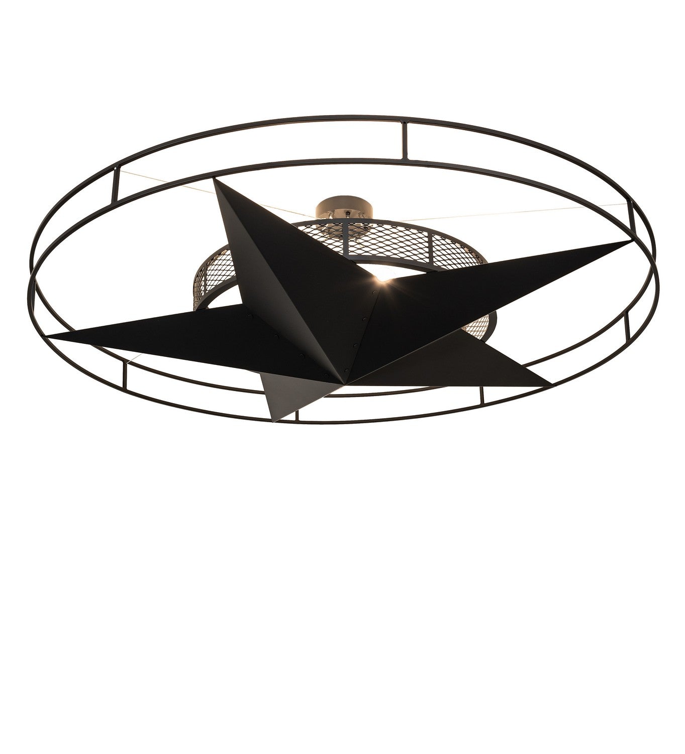 Texas Star Six Light Semi-Flushmount