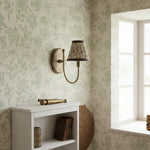 vintage-french-brass-fabric-drum-shade-wall-sconce