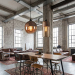 nordic-woody-metal-pendant-led-light-with-tea-colored-glass-shade
