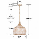 3-light-rustic-rattan-two-tone-color-dome-pendant-light