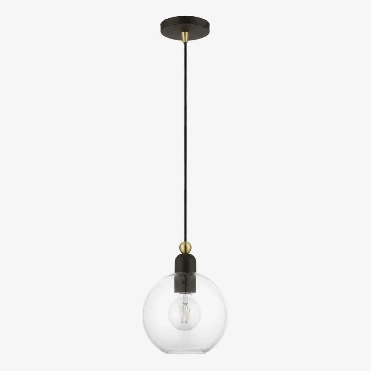 minimalist-clear-glass-dome-pendant-light