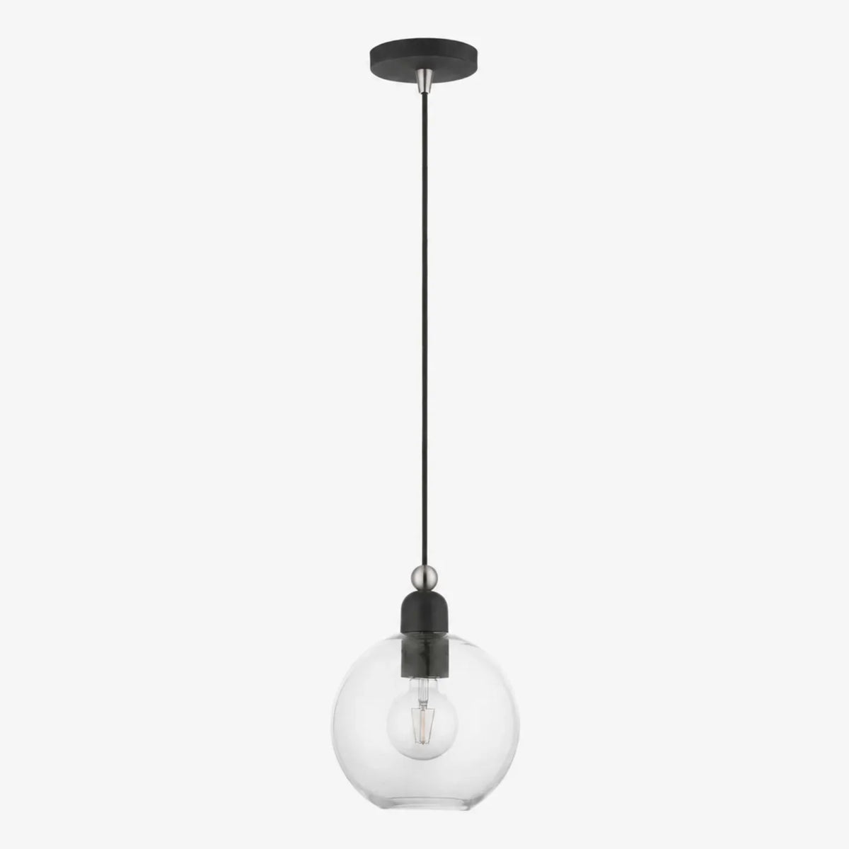 minimalist-clear-glass-dome-pendant-light