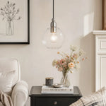 minimalist-clear-glass-dome-pendant-light