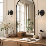 antique-brass-recycled-glass-wall-sconce-indoor-for-bathroom