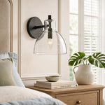 antique-brass-recycled-glass-wall-sconce-indoor-for-bathroom