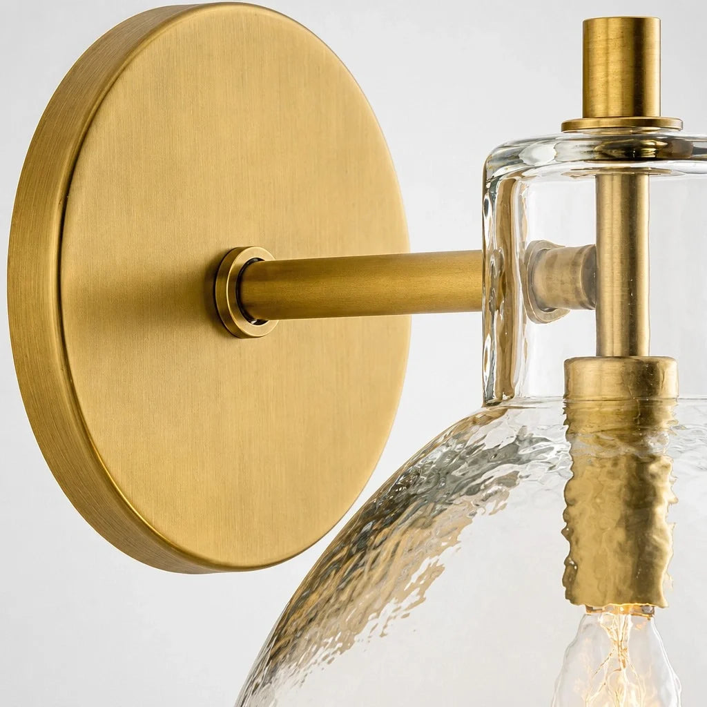 antique-brass-recycled-glass-wall-sconce-indoor-for-bathroom