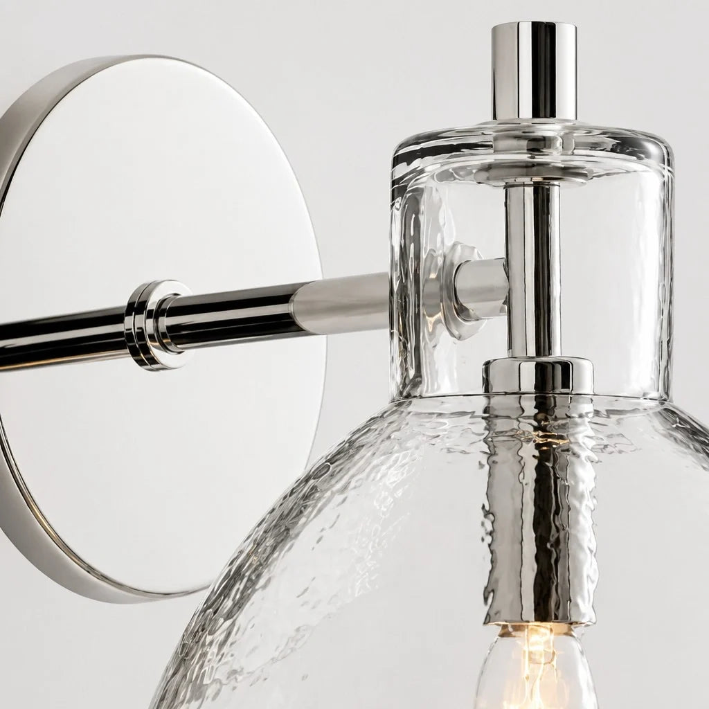 antique-brass-recycled-glass-wall-sconce-indoor-for-bathroom