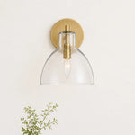 antique-brass-recycled-glass-wall-sconce-indoor-for-bathroom