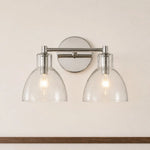 antique-brass-recycled-glass-wall-sconce-indoor-for-bathroom