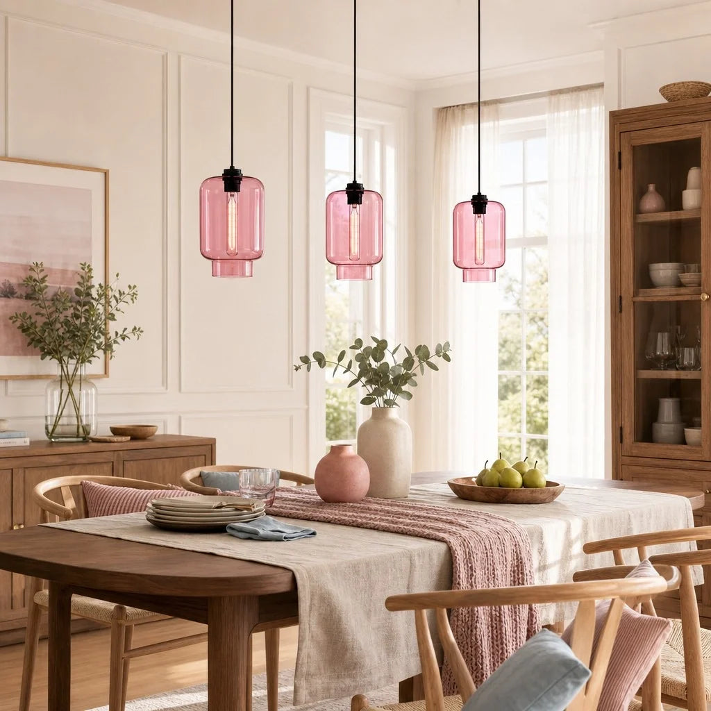 modern-colorful-cylindrical-glass-pendant-light