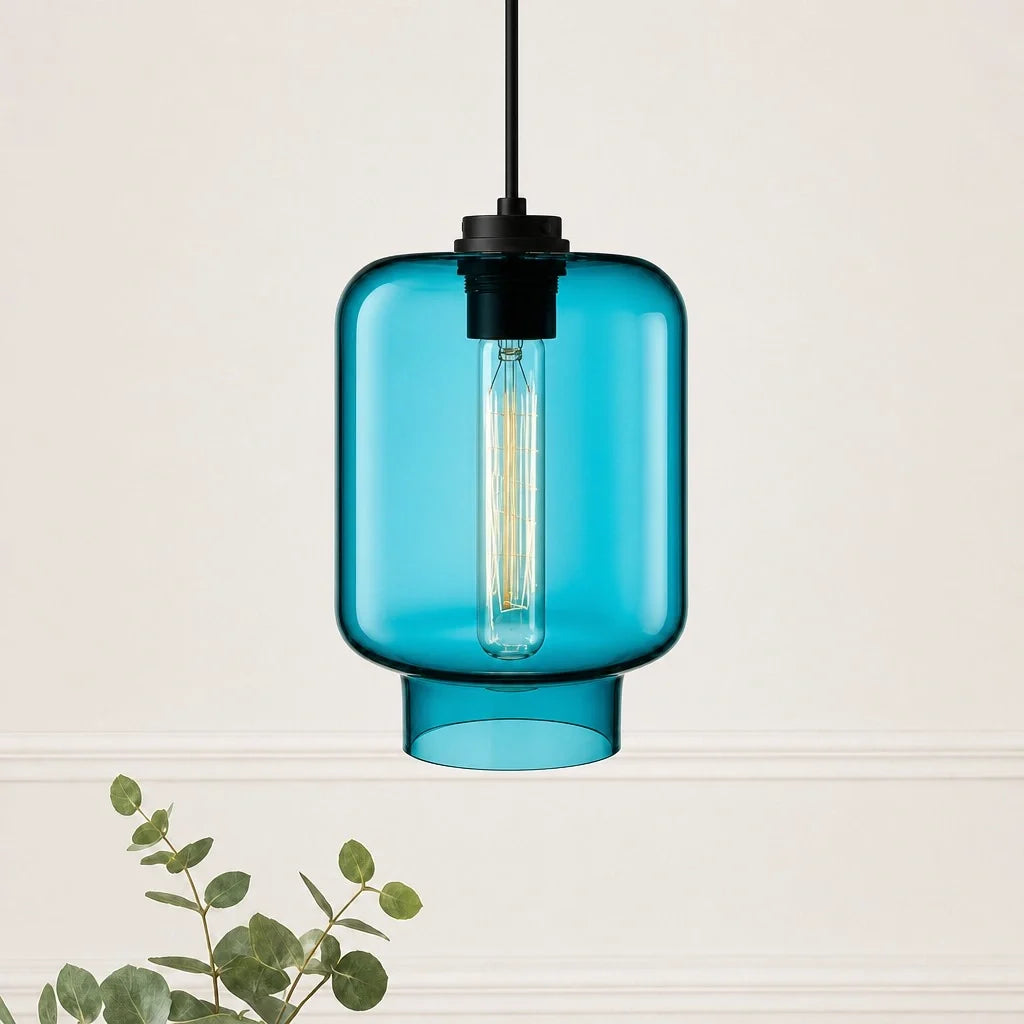 modern-colorful-cylindrical-glass-pendant-light
