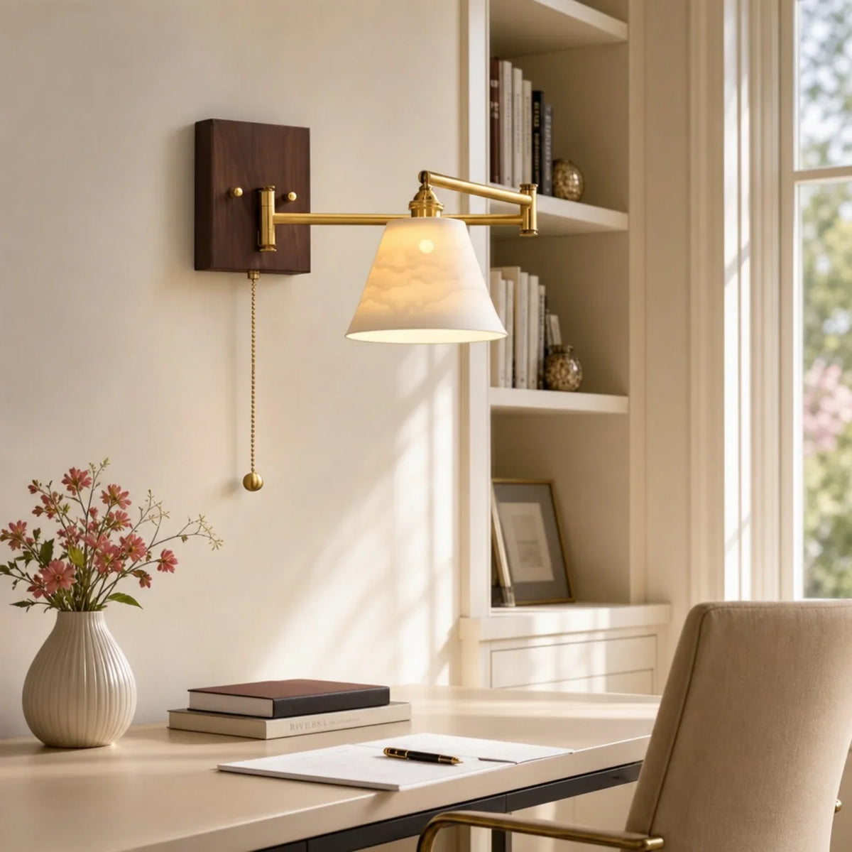 aurora-retro-ceramic-swing-arm-wall-lamp