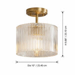farmhouse-ribbed-glass-drum-shade-brass-semi-flush-mount-ceiling-light
